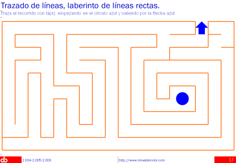 Trazado y laberintos de lneas rectas