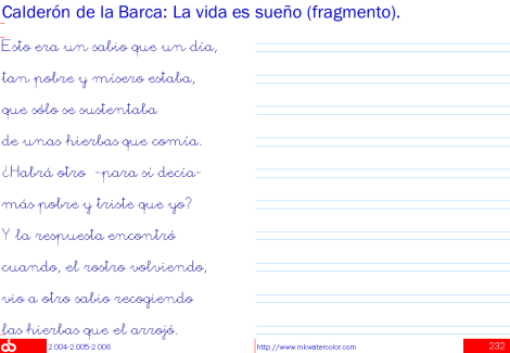 Escritura y poesa, Espronceda y Caldern y Moratn