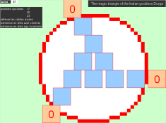 Excel para resolver el problema del tringulo mgico de la diosa Durga
