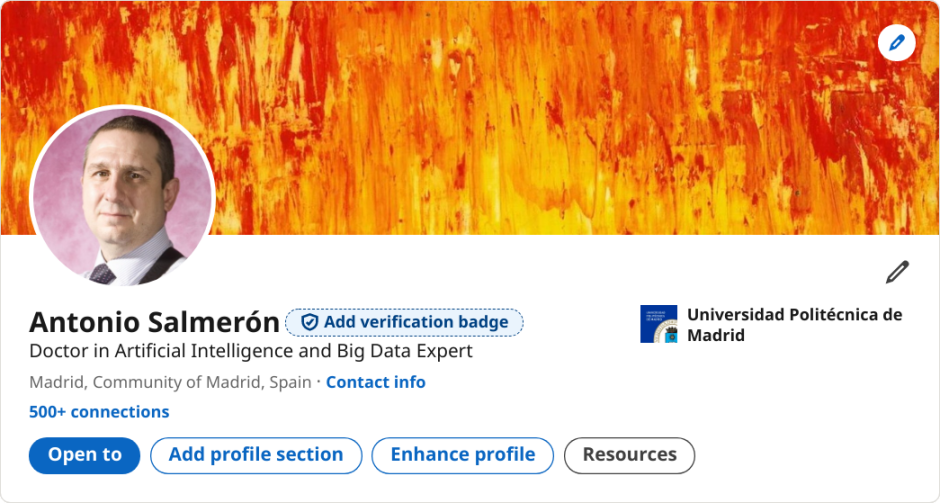 LinkedIn, añadir la insignia de verificación LinkedIn, añadir la insignia de verificación