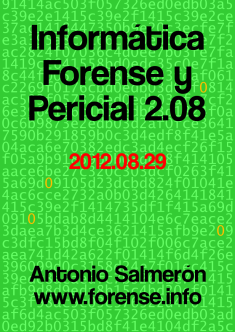 Portada de los apuntes del ttulo de Master y del de Especialista Universitario en Informtica Forense y Pericial