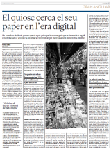 Francesc Muñoz: El quiosc cerca el seu paper en l’era digital